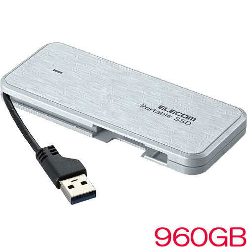 ELECOM ESD-EC0960GWHR [External SSD/Portable/USB3.2Gen1/960GB/ White]