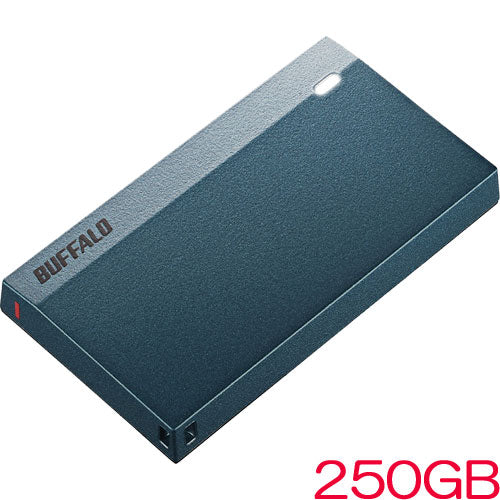 Buffalo SSD-PSM250U3-MB [USB3.2 (Gen1) Ultra-small portable SSD 250GB blue]