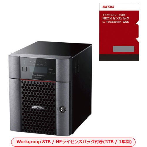 Buffalo TeraStation WSS WS5420DN08W9-1Y5 [Desktop 4-Bay NAS 8TB Wg NE License Pack 1Y5TB]