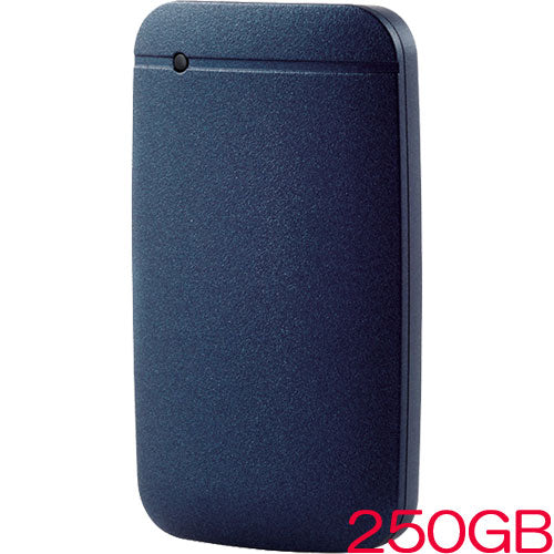 ELECOM ESD-EF0250GNVR [External SSD/USB3.2 (Gen1) compatible/250GB/Navy]