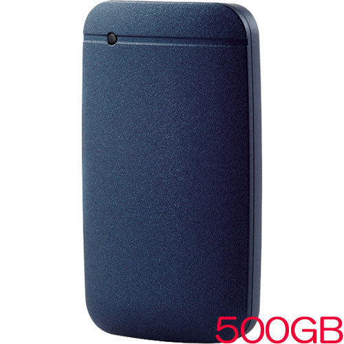 ELECOM ESD-EF0500GNVR [External SSD/USB3.2 (Gen1) compatible/500GB/Navy]