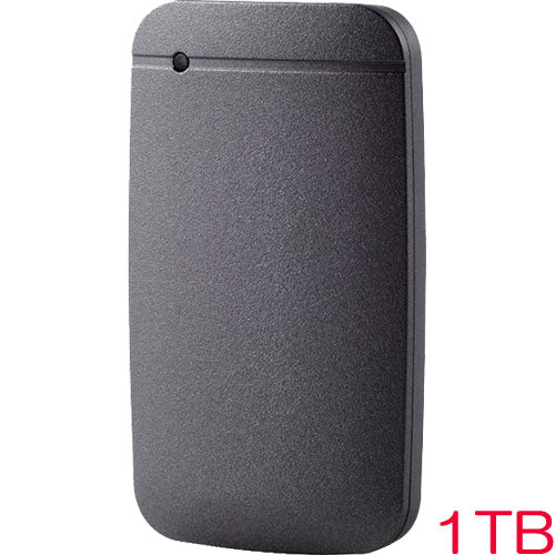 ELECOM ESD-EF1000GBKR [External SSD/USB3.2 (Gen1) compatible/1TB/Black]