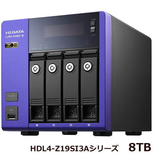 IO DATA HDL4-Z19SI3A HDL4-Z19SI3A-8 [10GbE WS IoT2019 for Storage NAS 8TB]