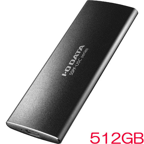 IO Data SSPF-USC512 [USB3.2 GEN2 compatible portable SSD 512GB]