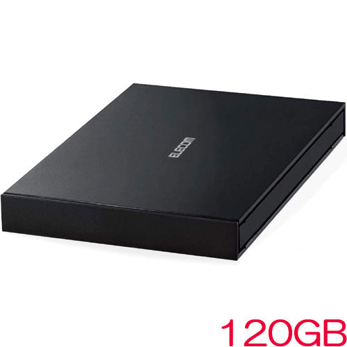 ELECOM ESD-EJ0120GBK [External SSD/Portable/USB3.2 (Gen1)/120GB/ Black]