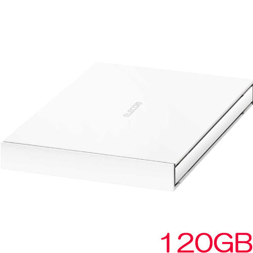 ELECOM ESD-EJ0120GWh [External SSD/Portable/USB3.2 (Gen1)/120GB/ White]