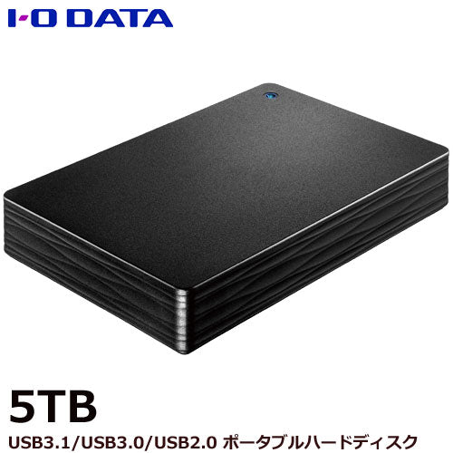 IO Data HDPH-UT5DKR/E [USB 3.1 GEN 1 (USB 3.0) Compatible Portable HDD 5TB]