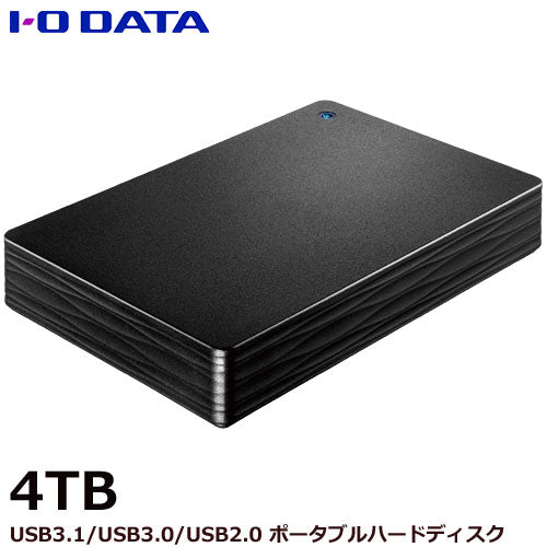 IO Data HDPH-UT4DKR/E [USB 3.1 GEN 1 (USB 3.0) Compatible Portable HDD 4TB]