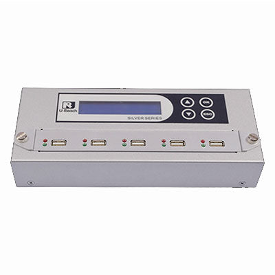 U-REACH JAPAN INTELLIGENT 9 USB UB905S [5 Port USB Duplicator Intelligent 9 Silver]