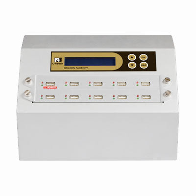 U-REACH JAPAN INTELLIGENT 9 USB [10 Port USB Duplicator UB910G 1: 9 Log Function]