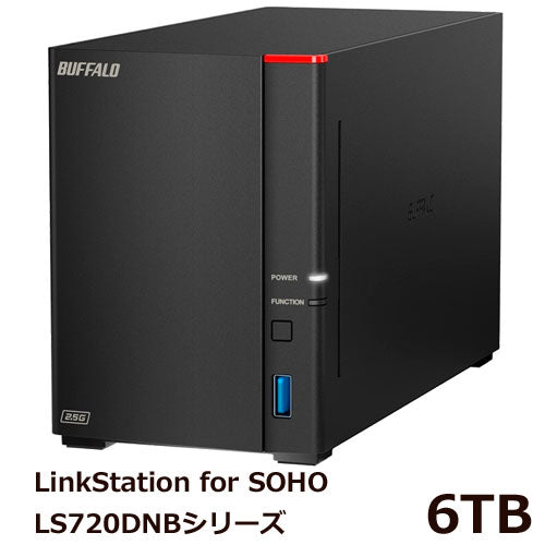 Buffalo LS720DN0602B [LS720DNB NAS 2 bay 6TB for link station SOHO]