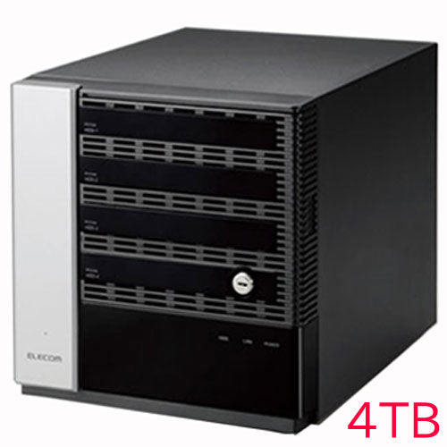 ELECOM NSB-75S4T4DS9 [WS IoT 2019 NAS/std/4Bay/Desktop/4TB]