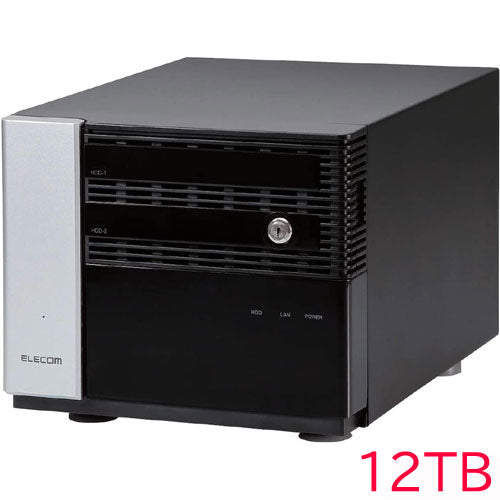 ELECOM NSB-7MS12T2DS9 [WS IoT 2019 NAS/std/2Bay/Desktop/12TB]