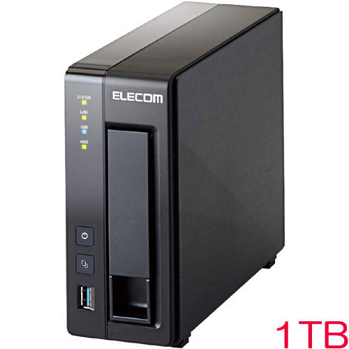 Elecom KTB-5A1T1BL [kitting/setting/LinuxNAS/1Bay/1TB]