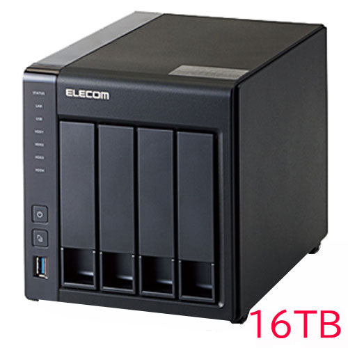 Elecom KTB-5A16T4BL [kitting/setting/LinuxNAS/4Bay/16TB]