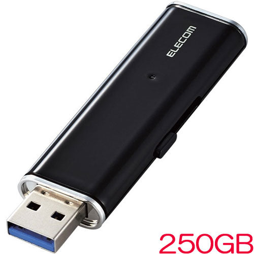 ELECOM ESD-EMN0250GBK [External SSD/Portable/Ultra-small/250GB/Black]