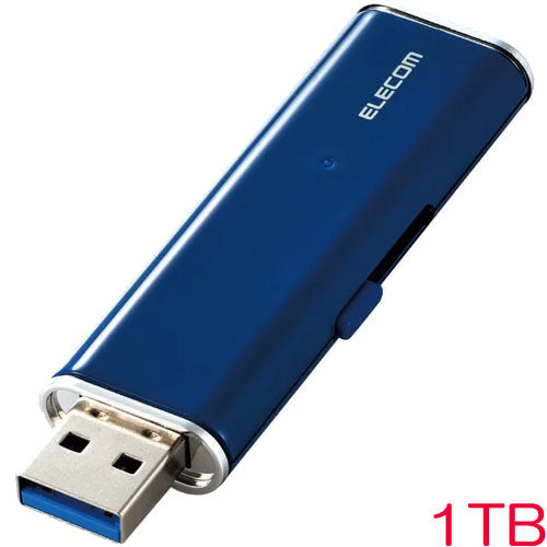 ELECOM ESD-EMN1000GBU [External SSD/Portable/Ultra-small/1TB/Blue]