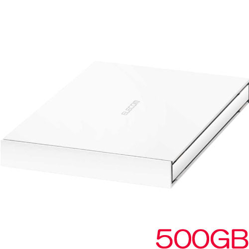 ELECOM ESD-EJ0500GWh [External SSD/Portable/USB3.2 (Gen1)/500GB/ White]