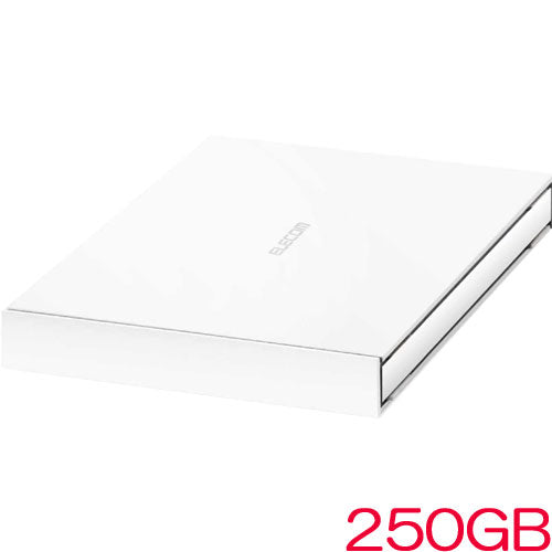 ELECOM ESD-EJ0250GWh [External SSD/Portable/USB3.2 (Gen1)/250GB/ White]