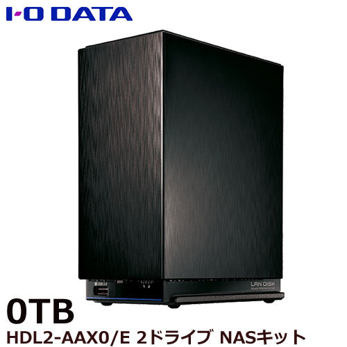 IO DATA HDL2-AAX0/E [Network connection HDD (NAS) with dual core CPU 2 drive NAS kit (driveless model)]