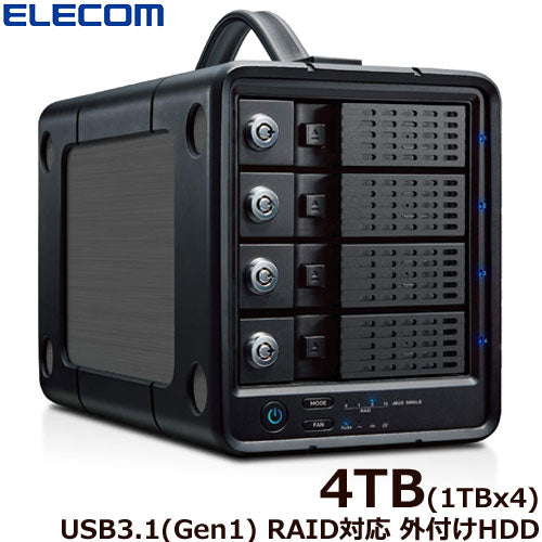 ELD-4B040UBK [External HDD/4Bay/RAID/4TB]