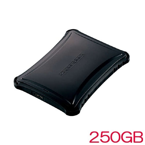 ELECOM ESD-ZSA0250GBK [External SSD/USB3.2 (Gen1) compatible/250GB/Black]