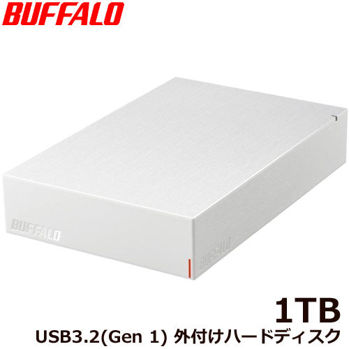 Buffalo HD-LE1U3-WB [USB3.2 (Gen.1) Compatible external HDD 1TB White]