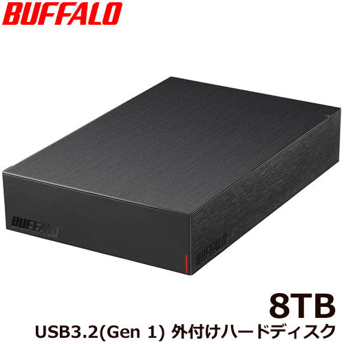 Buffalo HD-LE8U3-BB [USB3.2 (Gen.1) Compatible HDD 8TB Black]