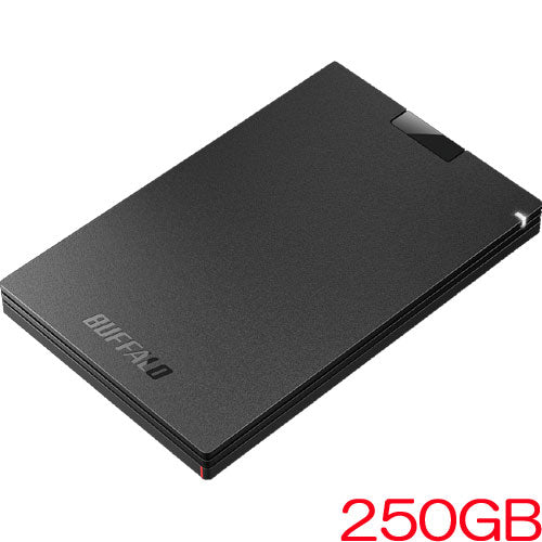 Buffalo SSD-PGC250U3-BC [USB3.2 Portable SSD Type-A & C 250GB]