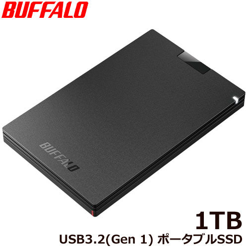 Buffalo SSD-PG1.0U3-BC/D [External SSD Portable USB3.2 Gen1 Type-A 1.0TB Black]