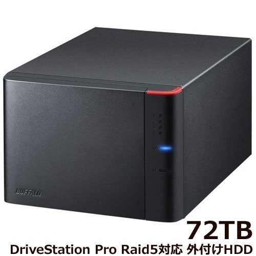 Buffalo DRIVESTATION PRO HD-QHA72U3/R5 [RAID5 USB3.1 External HDD 4 drive 72TB]