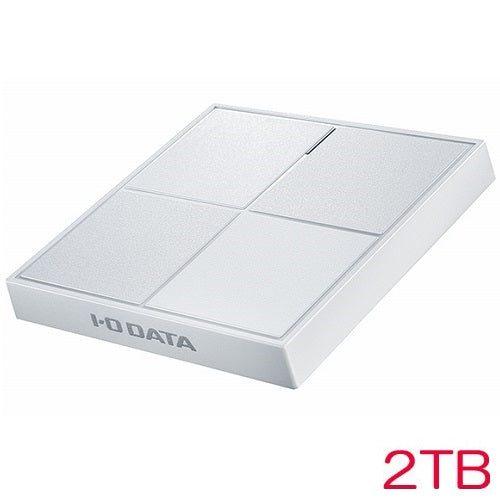 IO Data SSPL-UT2W [USB3.2 GEN1 Portable SSD 2TB Milk White]