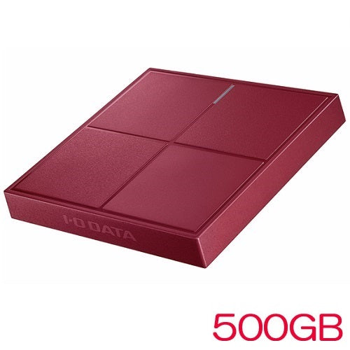 IO Data SSPL-UT500R [USB3.2 GEN1 Portable SSD 500GB Raspberry Red]