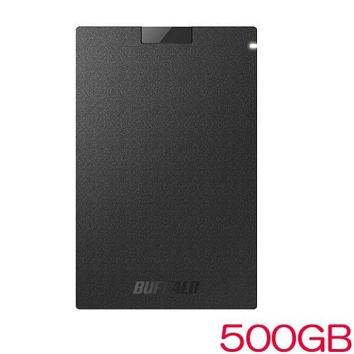 Buffalo SSD-PGVB500U3-B [antiviral antibacterial portable SSD USB3.2 500GB black]