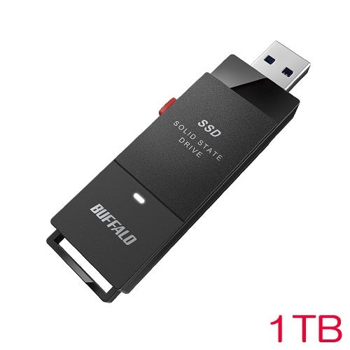 Buffalo SSD-PUTVB1.0U3-B [antiviral antibacterial portable SSD USB3.2 stick 1TB]