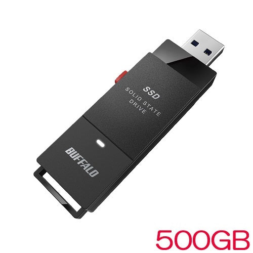 Buffalo SSD-PUTVB500U3-B [Antivirus antibacterial portable SSD USB3.2 stick 500GB]