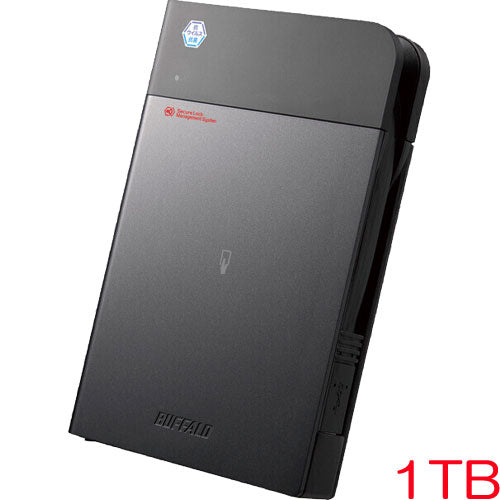 Buffalo HDS-PZNVB1.0U3 [antiviral antibacterial NFC Cryptocation Portable HDD 1TB]