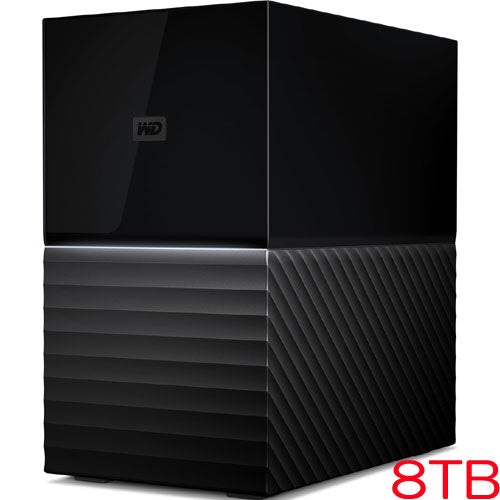 Western Digital My Book Duo (2021EX) WDBFBE0080JBK-JEEX [My Book Duo (2021EX) 8TB Black]