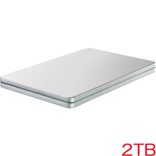 IO Data HDPX-UTSC2S [USB3.2 compatible Portable HDD 2TB Silver x Green]