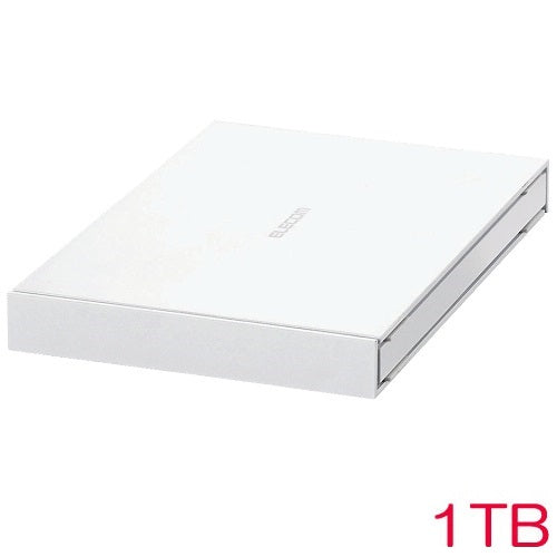 ELECOM ESD-EJ1000GWHR [External portable SSD/USB3.2 (Gen1)/1TB/White]