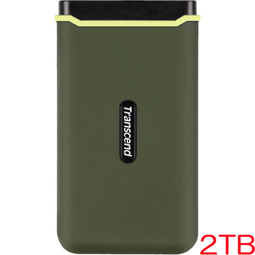 Transend TS2TESD380C [2TB High-speed Portable SSD ESD380C USB 3.2 Gen 2x2 Shock resistance Type-A/Type-C Cable included]