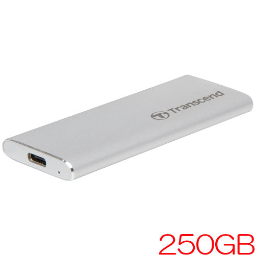 Transend TS250GESD260C [250GB Portable SSD ESD260C USB 3.1 Gen 2 Type-A/Type-C Cable attached 3 years warranty]