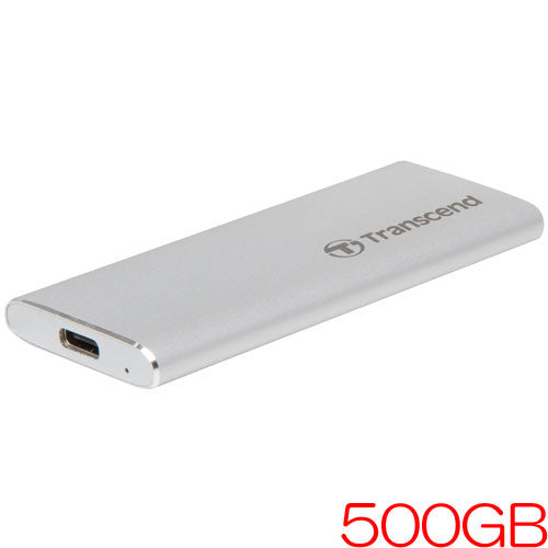 Transend TS500GESD260C [500GB Portable SSD ESD260C USB 3.1 GEN 2 Type-A/Type-C Cable 3-year warranty]