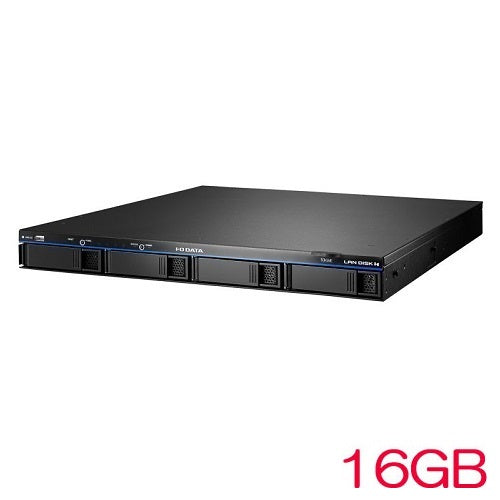 IO DATA HDL4-HAB-U HDL4-HA16-UB [10GbE Linux 4 Drive 1U NAS 16TB]