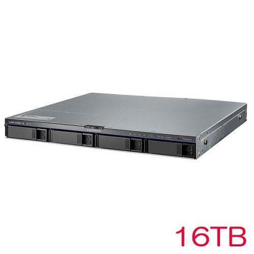 Io Data HDL4-XAB-U HDL4-XA16-UB [10GbE & Multi-Giga Linux 4 Drive 1U NAS 16TB]