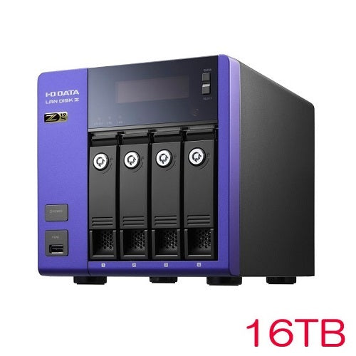 IO DATA HDL4-Z19SI3A-B HDL4-Z19SI3A-16B [10GbE WS IoT2019 4 Drive NAS 16TB]