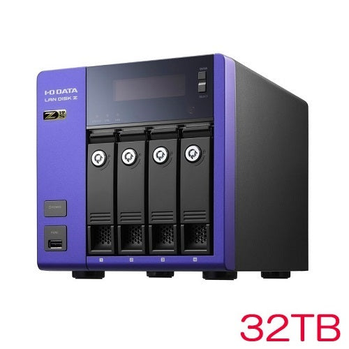 IO DATA HDL4-Z19SI3A-B HDL4-Z19SI3A-32B [10GbE WS IoT2019 4 Drive NAS 32TB]