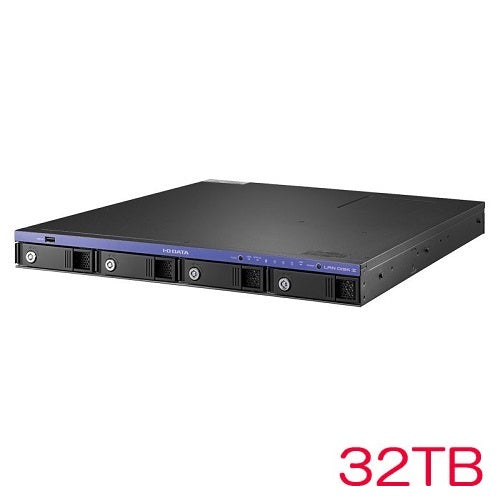 IO DATA HDL4-Z19SI3A-UB HDL4-Z19SI3A-32-UB [WS IoT2019 Std 4 Drive 1U NAS 32TB]