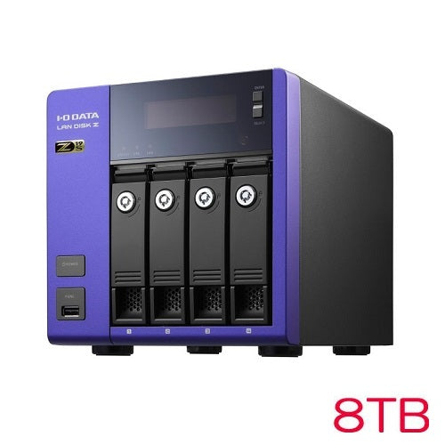 IO DATA HDL4-Z19SI3A-B HDL4-Z19SI3A-8B [10GbE WS IoT2019 4 Drive NAS 8TB]