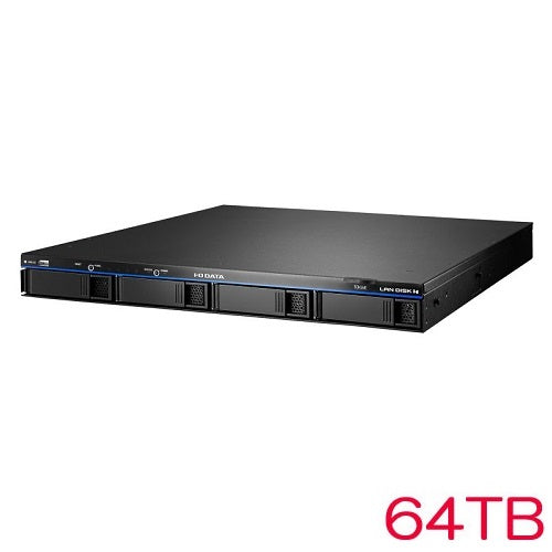 Io Data HDL4-HAB-U HDL4-HA64-UB [10GbE Linux Corporate 4 Drive 1U Rack NAS 64TB]